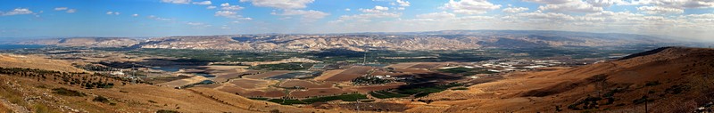 בקעת הירדן פנורמה