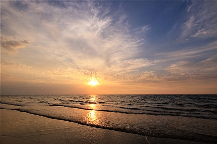 Here comes the sun-set